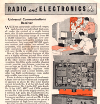 1945 Vintage Articles Radio &amp; Electronics Receivers Schematics Popular M... - £19.53 GBP