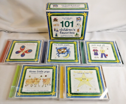 Children&#39;s 101 Favorites Collection Of  Nursery, Rhymes,Stories &amp; Songs 5 Cds - £24.68 GBP