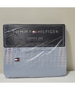 Vintage 90s Tommy Hilfiger Sky Blue Queen Flat Sheet Cotton New - $43.56
