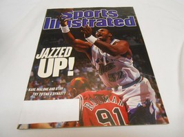 June 16, 1997 Karl Malone Utah Jazz Sports Illustrated Vintage Jazzed UP!  - £5.79 GBP