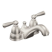 MOEN WS84912SRN Handle Bath Faucet, Nickel - £75.96 GBP