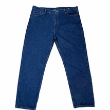 Wrangler Five Star Jeans Size 42X32 Relaxed Fit Straight Leg Denim Mens - $24.74