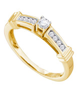 14k Yellow Gold Round Diamond Solitaire Bridal Wedding Engagement Ring 1... - £478.01 GBP