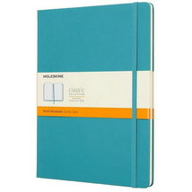 Moleskine Classic Notebook Extra Large Ruled, Blue Reef, Hard Cover (7.5... - £26.04 GBP