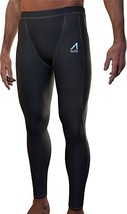 AL1VE Magnetics Men&#39;s Ignite Compression Running Tights, Black, Small - $24.74