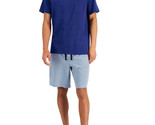 Club Room Men&#39;s 2-Pc. Solid T-Shirt &amp; Medallion-Print Shorts Pajama Set ... - £16.02 GBP