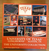 University Of Texas Longhorns 500 Piece Jigsaw Puzzle #621 Rare 1993 UT - £15.84 GBP