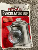 FITZ-ALL Glass Replacement Percolator Top Clear Universal Coffee 13/16&quot; ... - $20.00