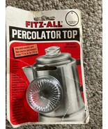 FITZ-ALL Glass Replacement Percolator Top Clear Universal Coffee 13/16&quot; ... - $376.22 MXN