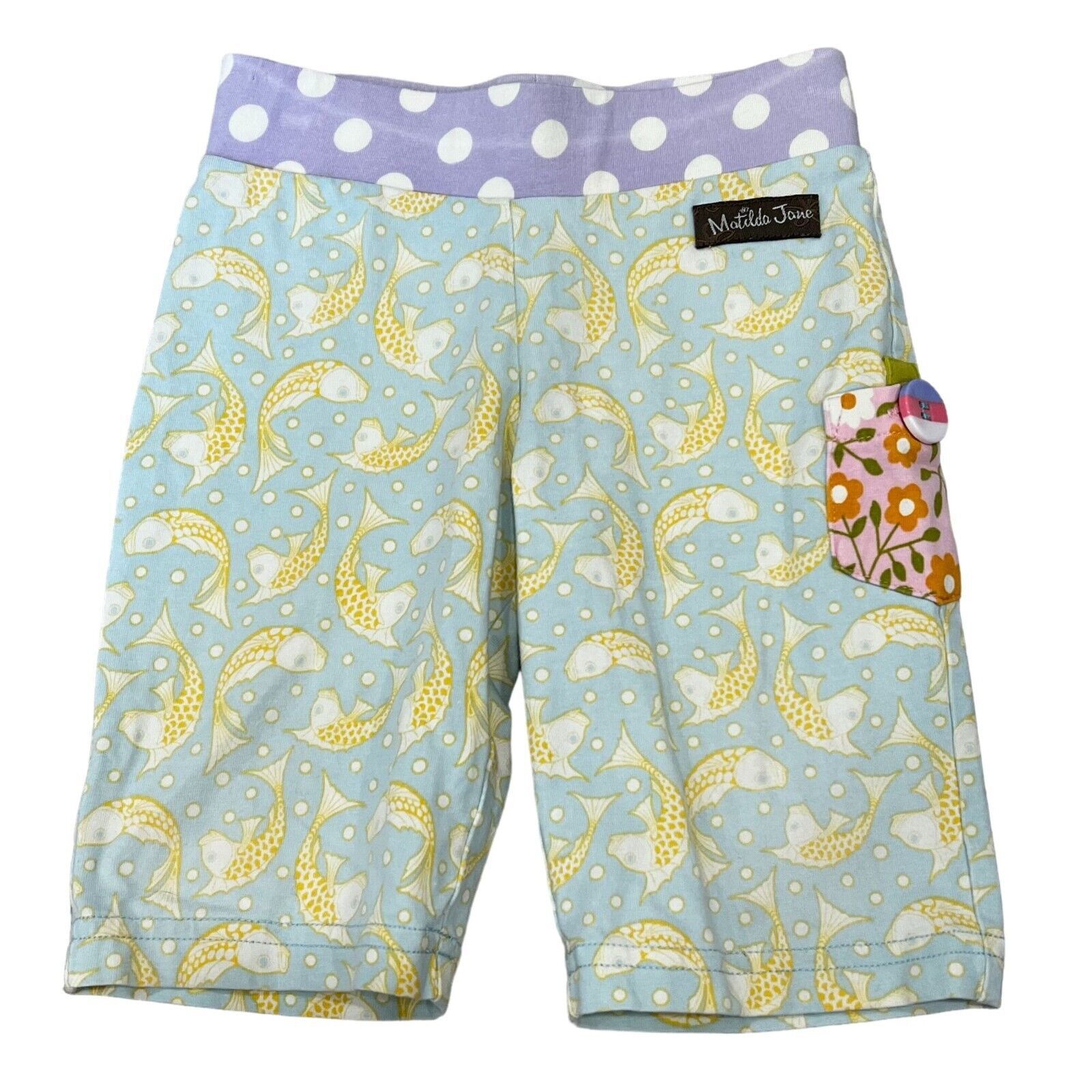 Matilda Jane Coy Straightees Vintage 6 Months Fish &amp; Polka Dot - $14.40