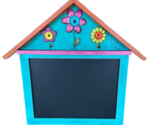 Midwest CBK Spring Whimsical Flower Chalkboard House Wall Hanging - £24.25 GBP