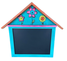 Midwest CBK Spring Whimsical Flower Chalkboard House Wall Hanging - £24.17 GBP
