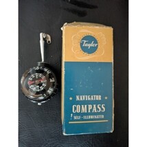 Taylor Navigator Self Illuminated Black Compass 2958 Car Boat Box - $23.89 Taylor Navigator Self Illuminated Black Compass 2958 Car Boat Box - $23.89