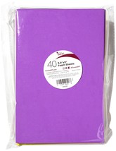 Foam Sheets 6&quot;X9&quot; 40/Pkg-Assorted - $18.82