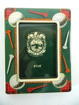  Vtg Van Dor Classic Golf Classic Collection Ceramic Picture Frame Holds 3.5X5&quot; - £20.68 GBP