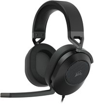 Corsair HS65 SURROUND Gaming Headset (Leatherette Memory Foam Ear Pads, Dolby Au - £88.25 GBP