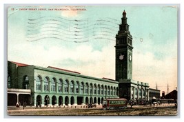 Union Ferry Depot Building San Francisco California CA 1908 DB Postcard W5 - £2.36 GBP