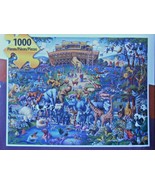 Noah&#39;s Ark 1000 Piece Jigsaw Puzzle + Poster by Eric Dowdle NEW - £23.59 GBP