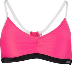Reebok Women&#39;s Jill Colorblock Pink Swimsuit Bikini Top Small Swimsuit Top nwt L - £12.57 GBP