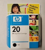 HP 20 Black Ink Cartridge Exp 2007 - $11.88