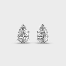 2 Carat Moissanite Lab Diamond Classic Pear Studs - $700.00