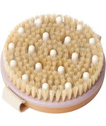Dry Body Brush w/Lymphatic Massage Nodes | Exfoliating Skin Brush for Ce... - $7.91