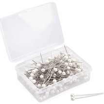 Push Pins, Map Pins 600 Pcs 1.5 In Pearlized Ball Head Pins Straight Pin... - $12.99