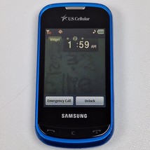 Samsung Character SCH-R640 Blue Slide QWERTY Touch Phone (US Cellular) - $280.61 MXN