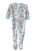 Toddler Girl&#39;s Butterfly, Tiara Print Fleece Blanket Pajama Sleeper, Siz... - $9.64