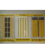 Lot of 3 Plastic Double Sided Machinist Charts: Tap, Fraction, Dec, mm, ... - £61.34 GBP