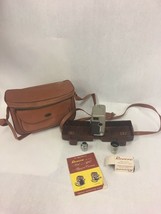 Vintage Revere 8 mm movie camera model B 61 bakelite case wide angle lens - $39.10