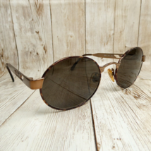 Emporio Armani Bronze Animal Print Metal Round Sunglasses - 036-S 875 49... - £54.23 GBP