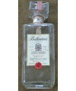 Vintage BALLANTINE&#39;S SCOTCH WHISKEY EMPTY Glass DECANTER BOTTLE 4/5 Quar... - £40.33 GBP