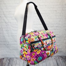 ❤️ VERA BRADLEY Va Va Bloom Weekender Travel Duffel Carry On Floral - £47.17 GBP