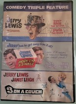 Jerry Lweis Comedy Triple Feature DVD 3 On a Couch, Hook Line and Sinker, Don&#39;t  - £6.41 GBP