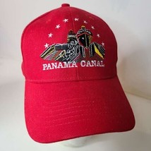 Panama Canal Hat Baseball Cap Red Strap Back Unicrese - $9.89