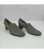 New Laura Scott Chandler Tai Gray Suede Dress Heels Size 8.5M - $40.58 CAD
