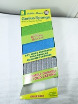 Debbie Meyer Genius Sponge set 2 scrubber &amp; 1 scourer bacteria blocker *... - $45.00