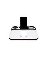 Wood and Felt Mouse Pad Organizer, Light Grey Gaming Mat with Phone and ... - $1,067.56 MXN