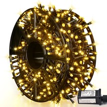 500 Led Christmas Lights Outdoor, 173Ft 8 Modes Christmas Tree Lights Green Wire - £44.09 GBP
