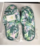 The Island Time Slippers island haus co L/XL NIB 10-1/2&quot; long Beachly Th... - £19.77 GBP