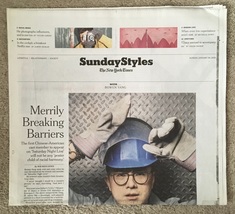 The New York Times Sunday Styles January 26 2021 - SNL&#39;s Bowen Yang, D C... - £5.46 GBP