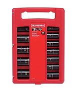 CRAFTSMAN Impact Socket Set, Metric, 1/2-Inch, 12-Piece (CMMT15887) - $1,765.20 MXN