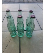 Coca Cola Bottle Lot of 6 1989 Christmas Cokes Vintage Hobbleskirt diff ... - €24,49 EUR