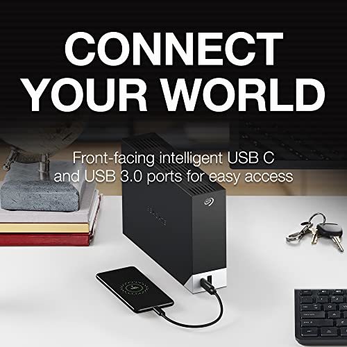 Seagate One Touch Hub 20TB External Hard Drive Desktop HDD  USB-C and USB 3.0 p Item image 8