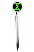 The X-Files TV Show Letter Opener Metal Silver Tone Executive with case - $14.39