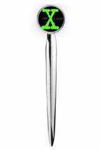 The X-Files TV Show Letter Opener Metal Silver Tone Executive with case - £11.46 GBP