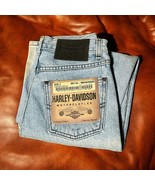 New Harley-Davidson McJean Boot Cut Jeans Womens Size 2 Bleach AVG Pants... - $76.40 CAD
