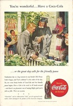 Coca Cola National Georgraphic Back Cover Ad You&#39;re Wonderful Have a Coke 1946 - £1.93 GBP
