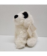 Dakin Baby Pups Brussels White Puppy Dog Black Spot Plush Stuffed Animal - $49.40